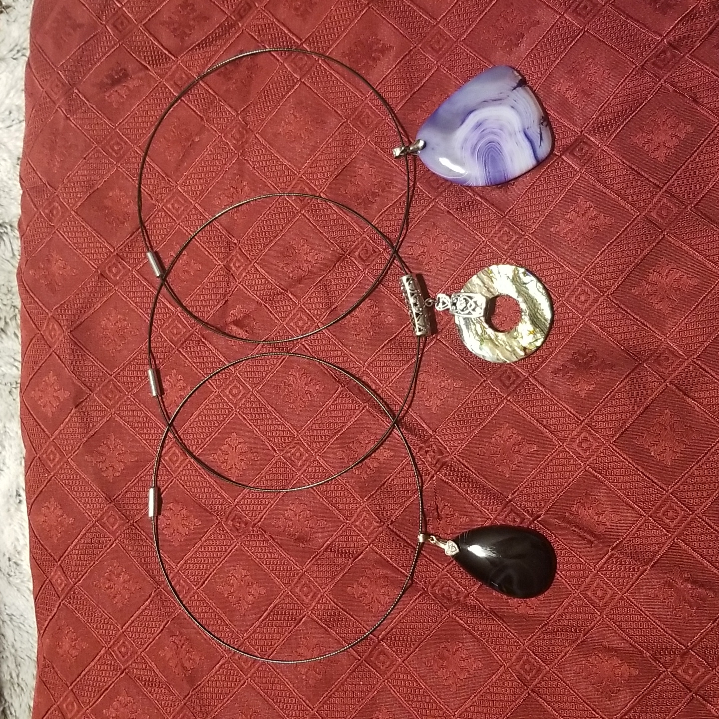 3 Ladies Necklaces For One Price. Necklace Is About 18